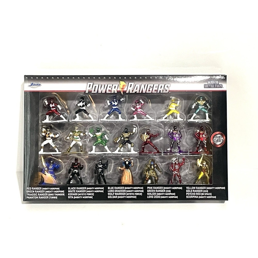 NEW Jada Toys 30771 Power Rangers 20-Pack Nano MetalFigs Mini-Figure- New